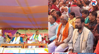 मर्यादाक्रमको विवाद छताछुल्ल :मञ्चमा देउवा,भुइँमा निधि
