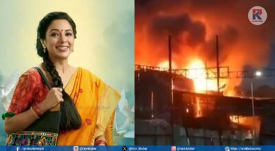 Massive fire breaks out on the set of Indian TV show 'Anupama', causing extensive damage